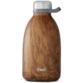 S'well Stainless Steel Roamer Bottle-64 Fl Oz-Teakwood Triple-Layered Vacuum-Insulated Containers Keeps Drinks Cold for 72 Hours and Hot for 24-BPA-Free Travel Water Bottle, 64oz