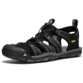 Keen Men's Clearwater CNX Athletic and Outdoor Sandals, Black (Black/Gargoyle), 7.5 AU