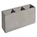 Classic Home and Garden HD1147-102 Cement Square Trio Planter, 12" Set of 2, Natural