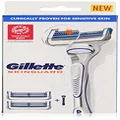 Gillette Skinguard Manual Razor Handle + 2 Blade RF