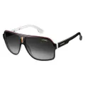 Carrera Men's CARRERA 1001/S Sunglasses, BLCK WHTE, 62 US