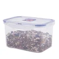 Lock & Lock Classic Tall Rectangular Container, Airtight Food Grade Plastic Pantry Storage Box Clear 70057