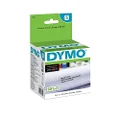 DYMO LW Large Address Labels, 36mm x 89mm, Black Print on Clear, 2 Rolls of 130, (260 Easy-Peel Labels), Self-Adhesive, for LabelWriter Label Makers, Authentic