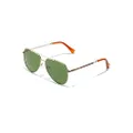 Hawkers Unisex Polarized Green Sunglasses, POLARIZED GREEN, 60 US