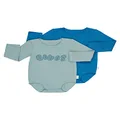 Bonds Baby Wonderbodies Long Sleeve Bodysuit - 2 Pack, Balloon Logo Cacti / I'm Into Blue (2 Pack), 00000 (Premature)