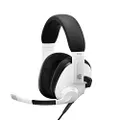 EPOS Audio Gaming H3 Ghost White Multi-Platform, Closed Acoustic Gaming Headset, Studio Quality Microphone, Lightweight, Adjustable Fit, Playstation, Xbox, Nintendo Switch, PC, Mac, Mobile (1000889)