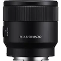 Sony SEL50M28 Full Frame E-Mount FE 50 mm F2.8 Macro Lens, Black