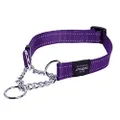 Rogz Control Obdeience Chain Dog Collar Purple Medium