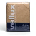 Vellux 1B07214 Cotton 360 GSM Premium Breathable Cozy Lightweight Soft Chevron Weave Herringbone Blanket Machine Washable Bed Sofa All Seasons Layering Blankets, Twin, Beige
