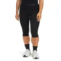 FALKE Women Impulse Running 3/4 Tights - Sports Performance Fabric, Black (Black 3000), 01, 1 Piece