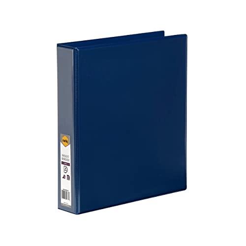 Marbig Clearview Insert Binder A4 4D Ring 38Mm Blu