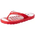 Flite Sneaker Lace-Up Kid's Thongs | Slippers | Flip Flops, Red/White, UK 11