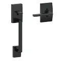Schlage FE285 Century Lower Handleset with Latitude Lever for Electronic Deadbolts, Matte Black