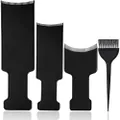 4 Pieces Balayage Highlighting Board and Brush Kit, 3 Pieces Flat Top Comb Board Balayage Paddle and 1 Piece Hair Coloring Brush for Hair Dye and Salon Uses