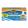 BIC Wite Out Quick Dry Correction Fluid - 20ml, Box of 12 Correction Bottles