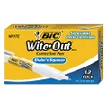 BIC Wite Out Shake 'N Squeeze Correction Pen - 8ml, Box of 12 Pens
