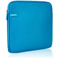 Amazon Basics 13.3-Inch Laptop Sleeve, Protective Case with Zipper - Blue