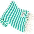 Bersuse 100% Cotton Malibu Turkish Towel - 37X70 Inches, Mint Green