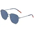 Tommy Hilfiger Men's TJ 0034/F/S Sunglasses, MTT BLUE, 59 UK