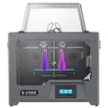 FlashForge 3D Printer Creator Pro2, Metal Frame Structure, Acrylic Covers, Optimized Build Platform, Independent Dual Extruder W/2 Spools, Works with ABS and PLA