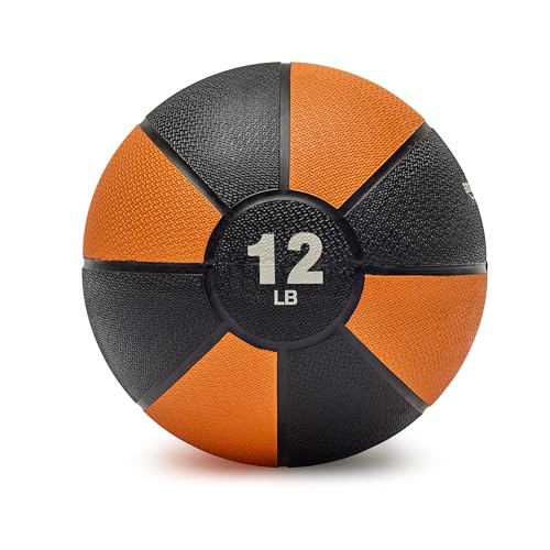 Amazon Basics Weighted Medicine Ball for Workouts Exercise Balance Training