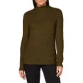 SPARKZ COPENHAGEN Women's Cora Turtleneck Pullover Sweater, Khaki Green, XL