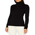Urban Classics Ladies Basic Turtleneck Sweater, Black, X-Large