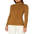 Urban Classics Ladies Basic Turtleneck Sweater, Toffee, 3X-Large