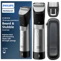 Norelco Philips Series 9000, Ultimate Precision Beard and Hair Trimmer with Beard Sense Technology for an Even Trim, BT9810/40