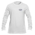 Flying Fisherman Traditions Long Sleeve T-Shirt, White, Large