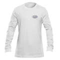 Flying Fisherman Traditions Long Sleeve T-Shirt, White, Large