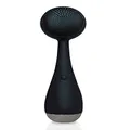 PMD Beauty PMD Clean - Smart Facial Cleansing Device with Silicone Brush & Anti-Aging Massager - Waterproof - SonicGlow Vibration Technology - Lift, Firm, and Tone Skin on Face and Body - Black