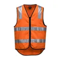 Prime Mover unisex Day Night Vest, Orange, X-Large
