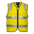Prime Mover unisex Day Night Vest, Yellow, Medium