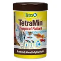 Tetra TetraMin Tropical Flakes, Fish Food For Top & Mid Feeders, 100g, Complete Diet With Shrimp Protein For Optimal Colour, Clean & Clear Water Formula, Easy-To-Digest Flakes Minimise Waste