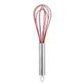 Cuisipro 74699005 Silicone Egg Whisk, Red, 30.5 cm