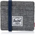 Herschel Men's Charlie RFID Wallet, Raven Crosshatch, One Size
