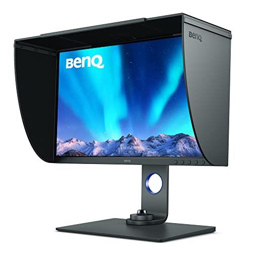 BenQ SW271C Photographer Monitor (AQcolor Technology, 27 inch, 4K UHD, AdobeRGB/P3 Wide Color, USB-C 60W, HDR, Hardware Calibration, Compatible for MacBook Pro M1/M2)