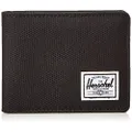 Herschel Hank RFID, Black/Black Synthetic Leather, One Size