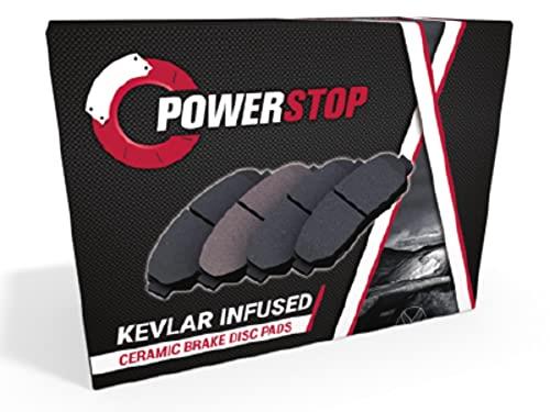 Powerstop Kevlar/Ceramic Infused Rear Disc Pads Compatible for Audi/Porsche/Volkswagen