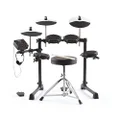 Alesis Drums Debut Kit – Kids Electric Drum Kit with 4 Quiet Mesh Electronic Drum Pads, 120 Sounds, Drum Sticks, Drum Stool, Headphones, and Lessons