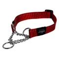 Rogz Control Obdeience Chain Dog Collar Red Medium