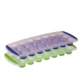 Avanti 21 Round Cup Pop Release Ice Cube Tray 2-Pieces Set 2.5x30.0x11.6 Centimeters Navy/Green