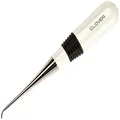 Clover Curved Tailors Awl, Silver/White (4880)