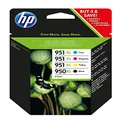 HP C2P43AE 950XL/951XL Original Ink Cartridges, Black/Cyan/Magenta/Yellow, Multipack