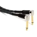 Roland BOSS Instrument Cable - 1ft - Right-Angle/Right-Angle (BIC1AA), Woven