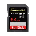 SanDisk Extreme PRO 64GB SDXC Memory Card up to 300MB/s, UHS-II, Class 10, V90, U3