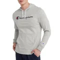 Champion Men's MIDDLEWEIGHT Hoodie, Oxford Gray, Large