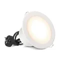 HPM 7W 90 mm Flush Face LED Downlight with White Finish, Warm Cool and Natural White