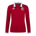 Canterbury British and Irish Lions Long Sleeve Classic Jersey - Tango Red, 10